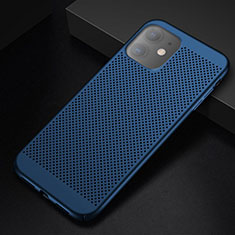 Coque Plastique Rigide Etui Housse Mailles Filet pour Apple iPhone 11 Bleu