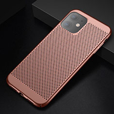 Coque Plastique Rigide Etui Housse Mailles Filet pour Apple iPhone 11 Or Rose