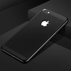 Coque Plastique Rigide Etui Housse Mailles Filet pour Apple iPhone 7 Noir