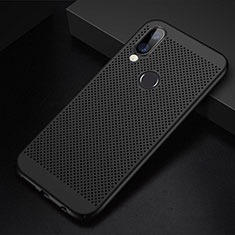 Coque Plastique Rigide Etui Housse Mailles Filet pour Huawei Nova 3i Noir