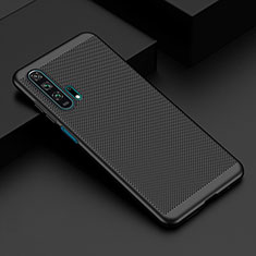 Coque Plastique Rigide Etui Housse Mailles Filet W01 pour Huawei Honor 20 Pro Noir