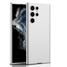 Coque Plastique Rigide Etui Housse Mat AC1 pour Samsung Galaxy S21 Ultra 5G Argent
