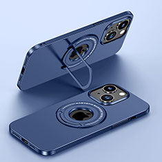 Coque Plastique Rigide Etui Housse Mat avec Mag-Safe Magnetic Magnetique JB1 pour Apple iPhone 14 Plus Bleu