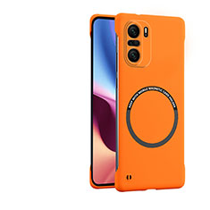 Coque Plastique Rigide Etui Housse Mat avec Mag-Safe Magnetic Magnetique pour Xiaomi Mi 11X 5G Orange