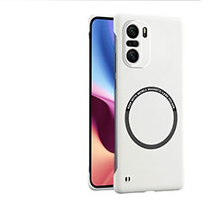 Coque Plastique Rigide Etui Housse Mat avec Mag-Safe Magnetic Magnetique pour Xiaomi Mi 11X Pro 5G Blanc