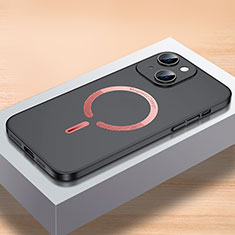 Coque Plastique Rigide Etui Housse Mat avec Mag-Safe Magnetic Magnetique QC1 pour Apple iPhone 13 Noir