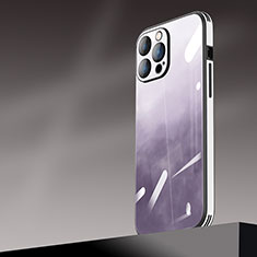 Coque Plastique Rigide Etui Housse Mat Degrade AT1 pour Apple iPhone 14 Pro Max Violet