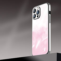 Coque Plastique Rigide Etui Housse Mat Degrade AT1 pour Apple iPhone 14 Pro Rose