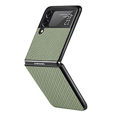 Coque Plastique Rigide Etui Housse Mat H05 pour Samsung Galaxy Z Flip3 5G Vert