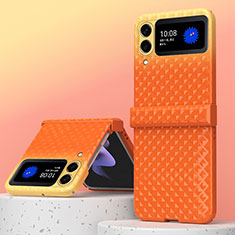 Coque Plastique Rigide Etui Housse Mat H07 pour Samsung Galaxy Z Fold4 5G Orange