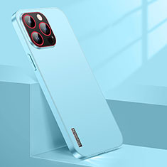 Coque Plastique Rigide Etui Housse Mat JL1 pour Apple iPhone 13 Pro Max Bleu Ciel