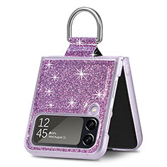 Coque Plastique Rigide Etui Housse Mat L01 pour Samsung Galaxy Z Flip4 5G Violet