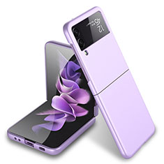 Coque Plastique Rigide Etui Housse Mat L03 pour Samsung Galaxy Z Flip3 5G Violet