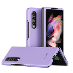 Coque Plastique Rigide Etui Housse Mat L08 pour Samsung Galaxy Z Fold3 5G Violet