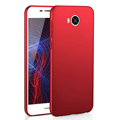 Coque Plastique Rigide Etui Housse Mat M01 pour Huawei Y5 (2017) Rouge