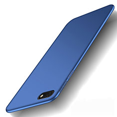 Coque Plastique Rigide Etui Housse Mat M01 pour Huawei Y5 Prime (2018) Bleu