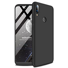 Coque Plastique Rigide Etui Housse Mat M01 pour Huawei Y9 (2019) Noir