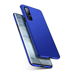 Coque Plastique Rigide Etui Housse Mat M01 pour Oppo Reno3 Pro Bleu