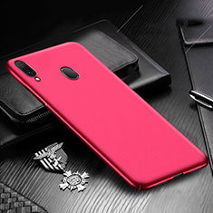 Coque Plastique Rigide Etui Housse Mat M01 pour Samsung Galaxy A30 Rouge