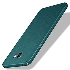 Coque Plastique Rigide Etui Housse Mat M01 pour Samsung Galaxy A7 (2016) A7100 Vert