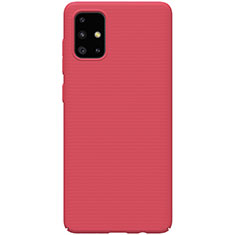 Coque Plastique Rigide Etui Housse Mat M01 pour Samsung Galaxy A71 5G Rouge