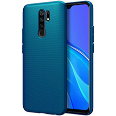 Coque Plastique Rigide Etui Housse Mat M01 pour Xiaomi Redmi 9 Prime India Bleu