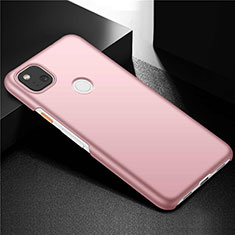 Coque Plastique Rigide Etui Housse Mat M02 pour Google Pixel 4a Or Rose