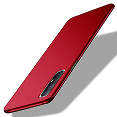 Coque Plastique Rigide Etui Housse Mat M02 pour Oppo Find X2 Neo Rouge