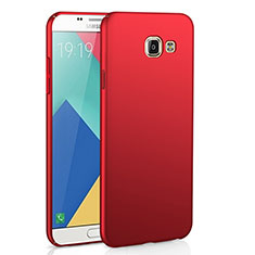 Coque Plastique Rigide Etui Housse Mat M02 pour Samsung Galaxy A9 Pro (2016) SM-A9100 Rouge