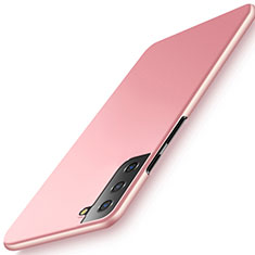 Coque Plastique Rigide Etui Housse Mat M02 pour Samsung Galaxy S21 5G Or Rose