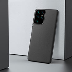 Coque Plastique Rigide Etui Housse Mat M02 pour Samsung Galaxy S21 Ultra 5G Noir