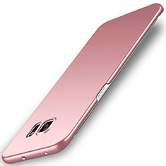 Coque Plastique Rigide Etui Housse Mat M02 pour Samsung Galaxy S6 Edge SM-G925 Or Rose