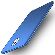 Coque Plastique Rigide Etui Housse Mat M03 pour Samsung Galaxy Note 3 N9000 Bleu
