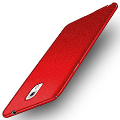 Coque Plastique Rigide Etui Housse Mat M03 pour Samsung Galaxy Note 3 N9000 Rouge
