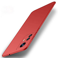 Coque Plastique Rigide Etui Housse Mat M03 pour Xiaomi Mi 12 Pro 5G Rouge