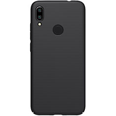 Coque Plastique Rigide Etui Housse Mat M04 pour Xiaomi Redmi Note 7 Noir