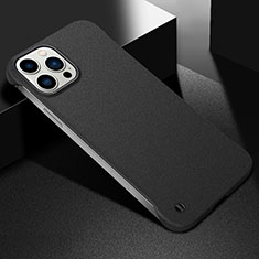 Coque Plastique Rigide Etui Housse Mat M05 pour Apple iPhone 15 Pro Max Noir