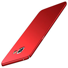 Coque Plastique Rigide Etui Housse Mat M05 pour Samsung Galaxy A9 Pro (2016) SM-A9100 Rouge