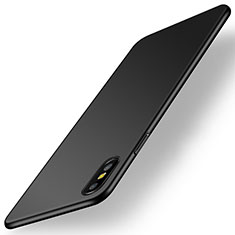 Coque Plastique Rigide Etui Housse Mat M15 pour Apple iPhone X Noir
