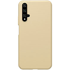 Coque Plastique Rigide Etui Housse Mat P01 pour Huawei Honor 20S Or