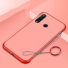 Coque Plastique Rigide Etui Housse Mat P01 pour Huawei Nova 4e Rouge