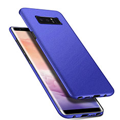 Coque Plastique Rigide Etui Housse Mat P01 pour Samsung Galaxy Note 8 Duos N950F Bleu