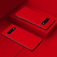 Coque Plastique Rigide Etui Housse Mat P01 pour Samsung Galaxy S10 5G Rouge