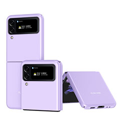 Coque Plastique Rigide Etui Housse Mat P01 pour Samsung Galaxy Z Flip4 5G Violet