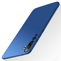 Coque Plastique Rigide Etui Housse Mat P01 pour Xiaomi Mi Note 10 Pro Bleu