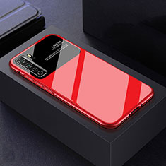 Coque Plastique Rigide Etui Housse Mat P02 pour Huawei P40 Lite 5G Rouge