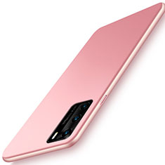 Coque Plastique Rigide Etui Housse Mat P02 pour Huawei P40 Or Rose