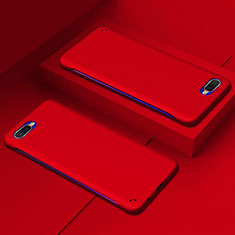 Coque Plastique Rigide Etui Housse Mat P02 pour Oppo R15X Rouge