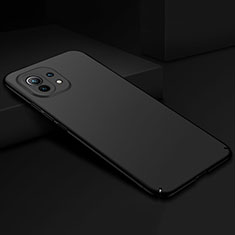 Coque Plastique Rigide Etui Housse Mat P02 pour Xiaomi Mi 11 Lite 5G Noir