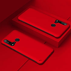 Coque Plastique Rigide Etui Housse Mat P03 pour Huawei Nova 5i Rouge